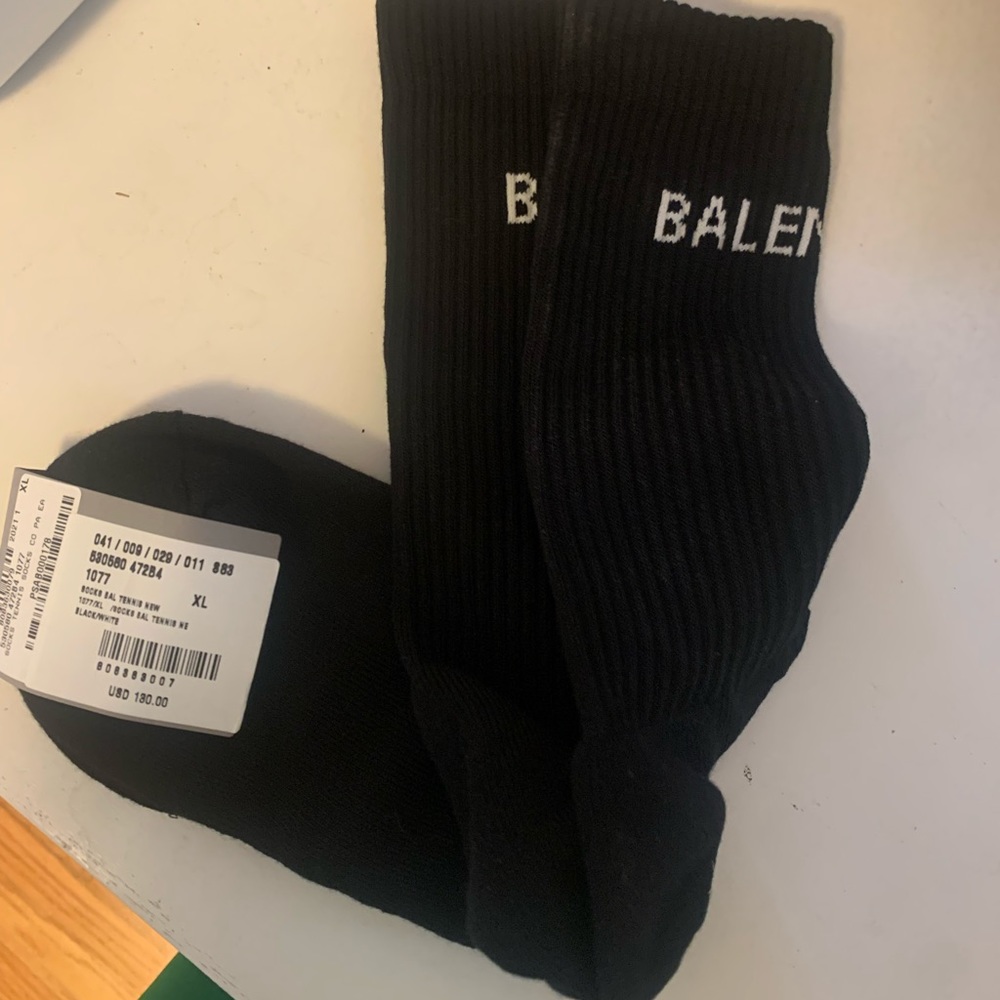 Balenciaga tennis socks XL